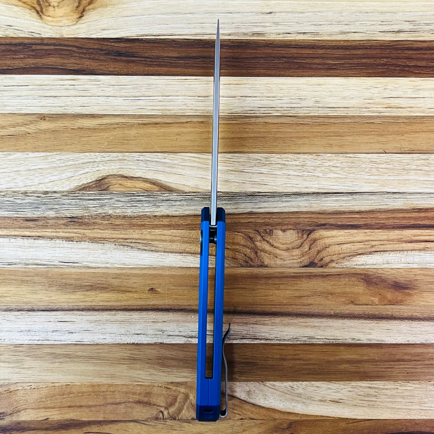 Pro-Tech Mordax 3.5" Flipping Knife w/ Blue Aluminum Handle