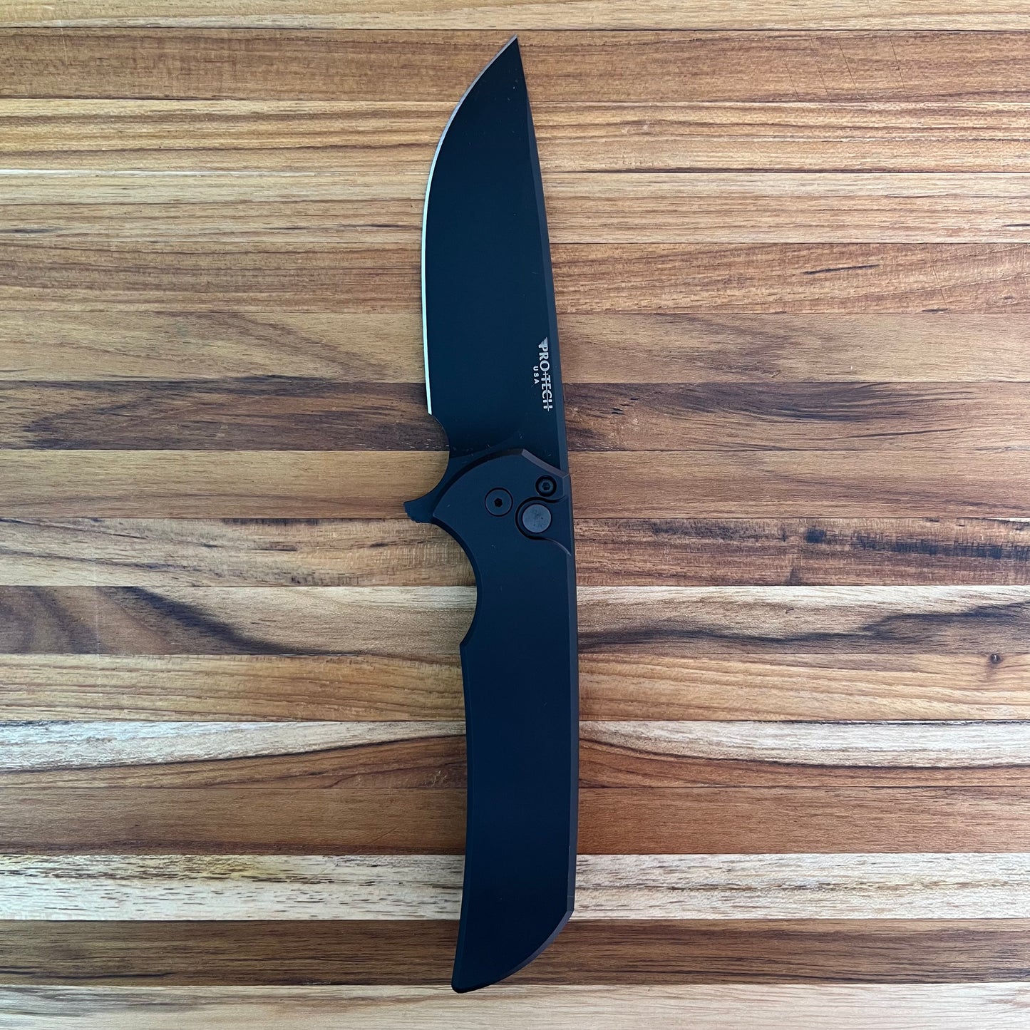 Pro-Tech Mordax 3.5" All Black Flipping Knife
