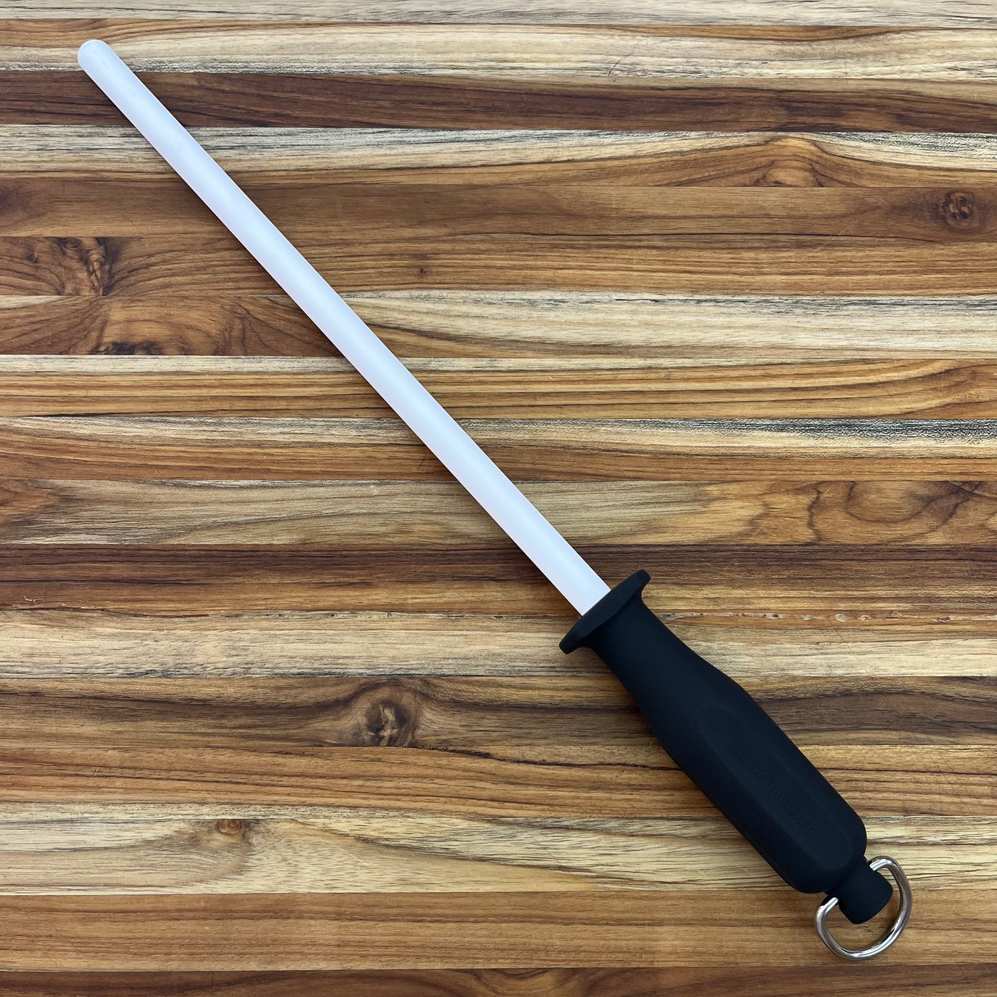Messermeister Fine White Ceramic 12" Honing Rod w/ Soft-Grip Handle