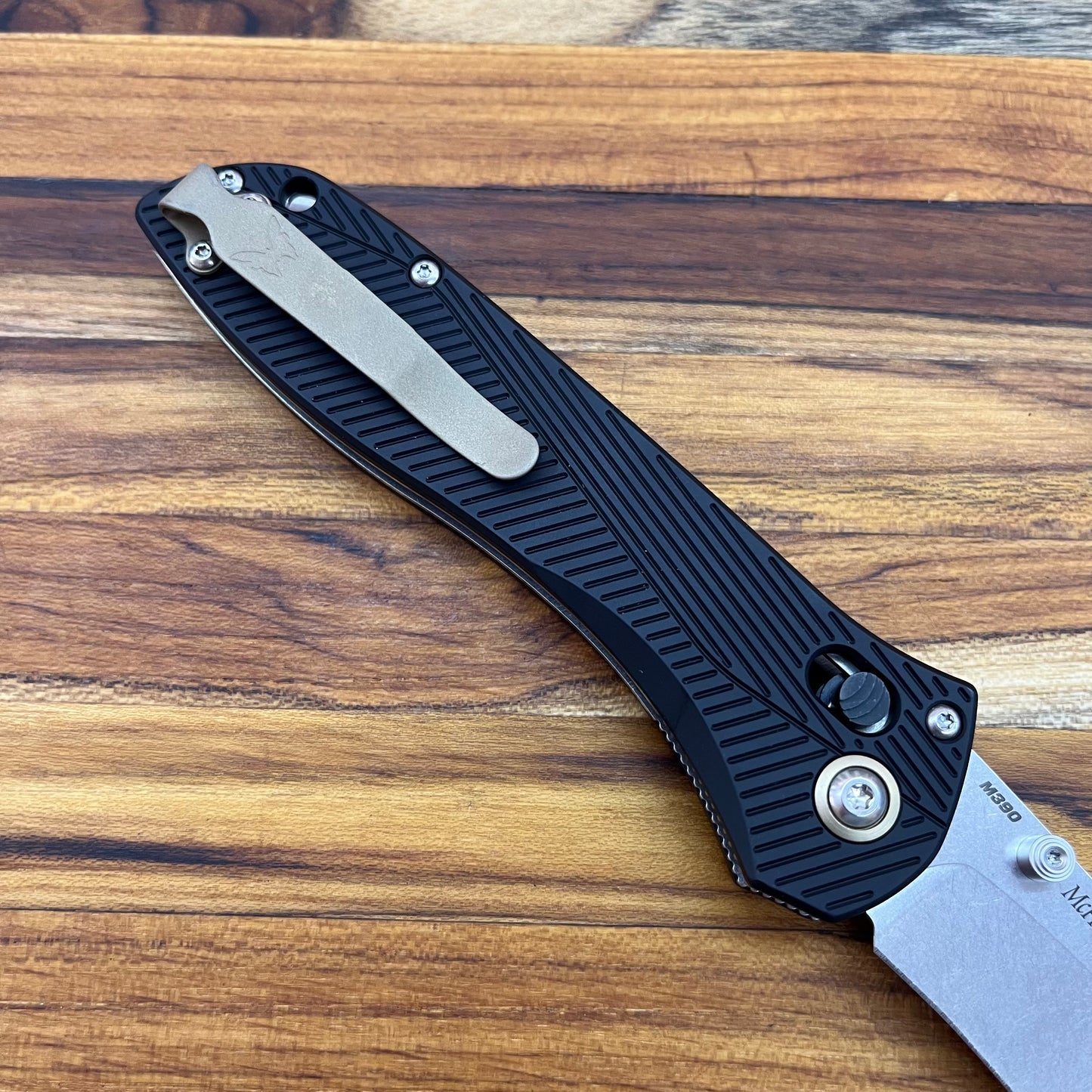 Benchmade Seven | Ten 4" Folding Knife w/ Black Aluminum Handle