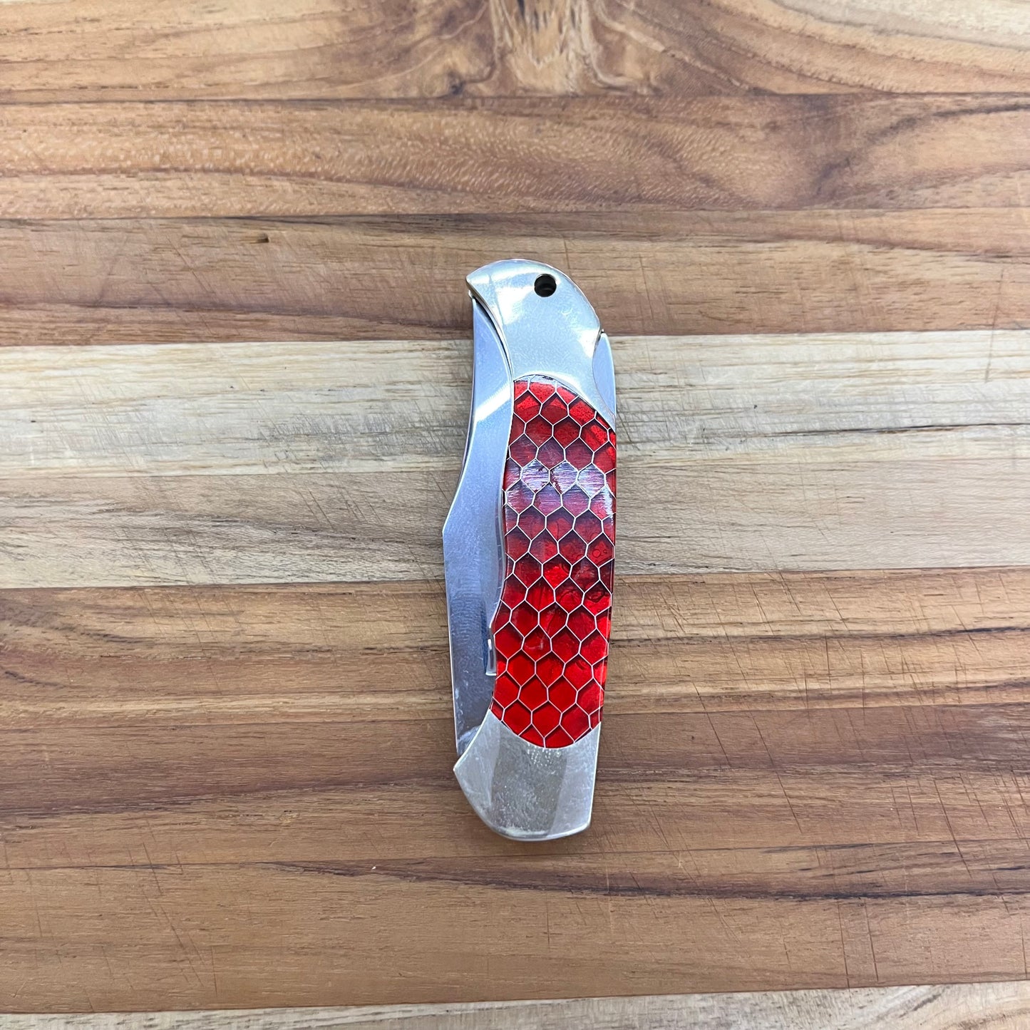 Boker Boyscout 3" Red Honeycomb