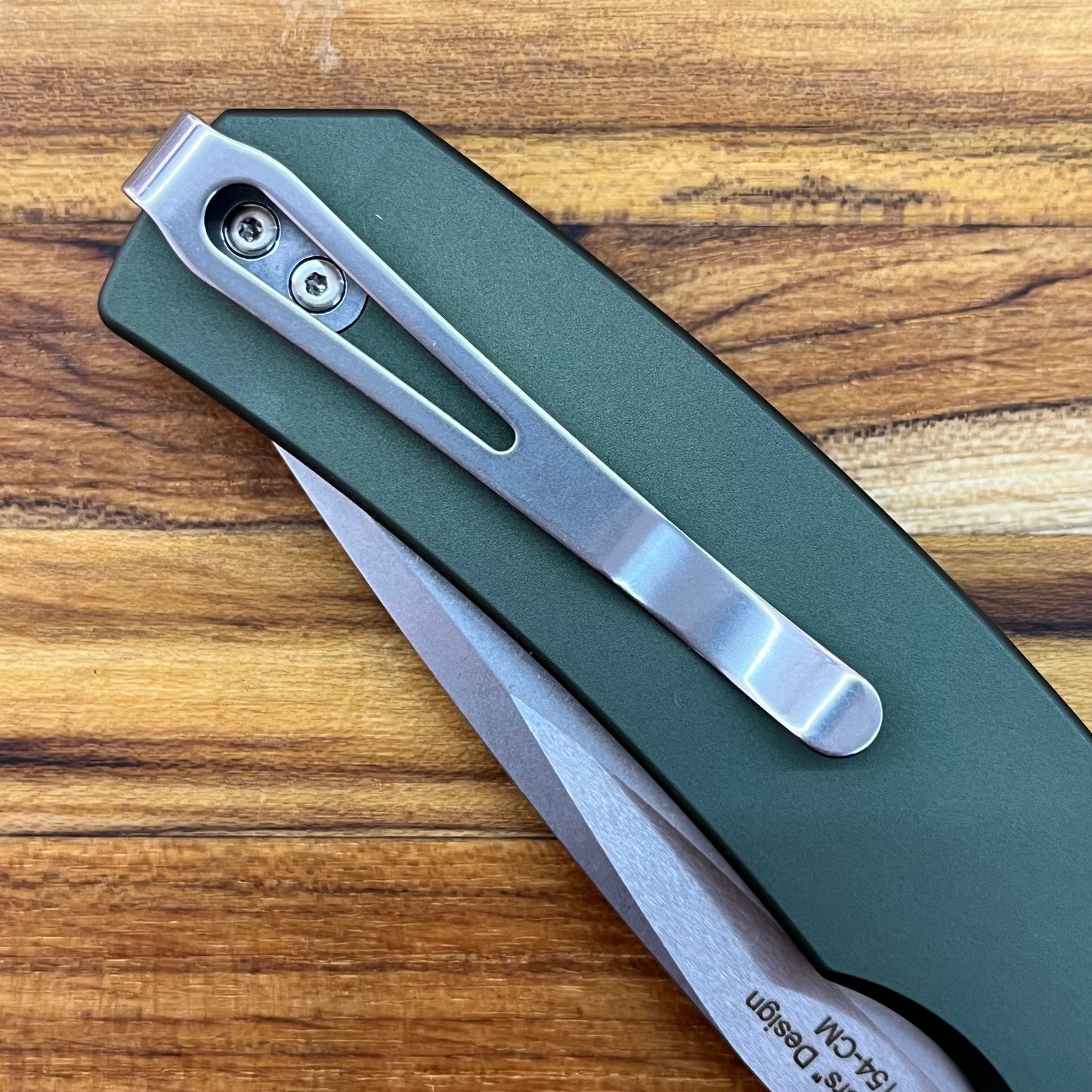 Pro-Tech Magic 2 "Whiskers" 3.75" Auto w/ Green Handle
