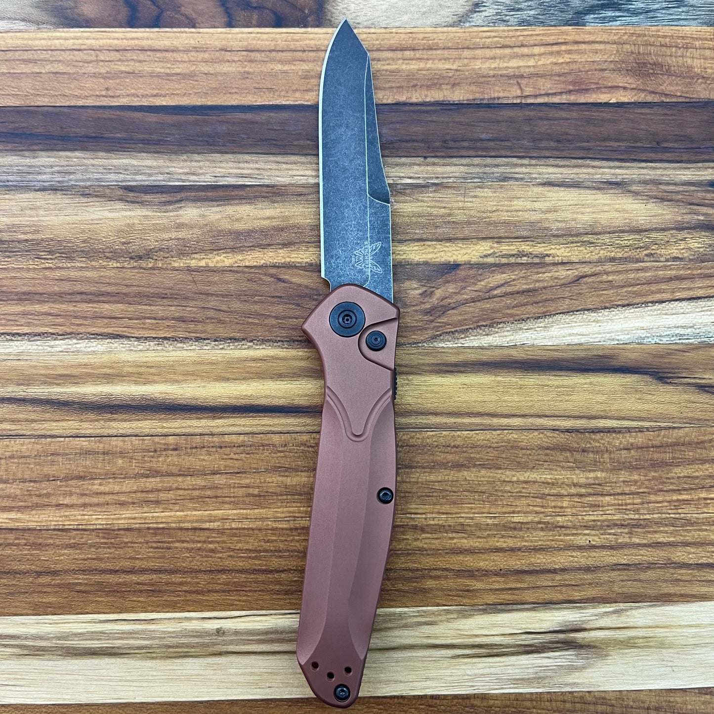 Benchmade Osborne 3.5" Auto w/ Burnt Copper Aluminum Handle