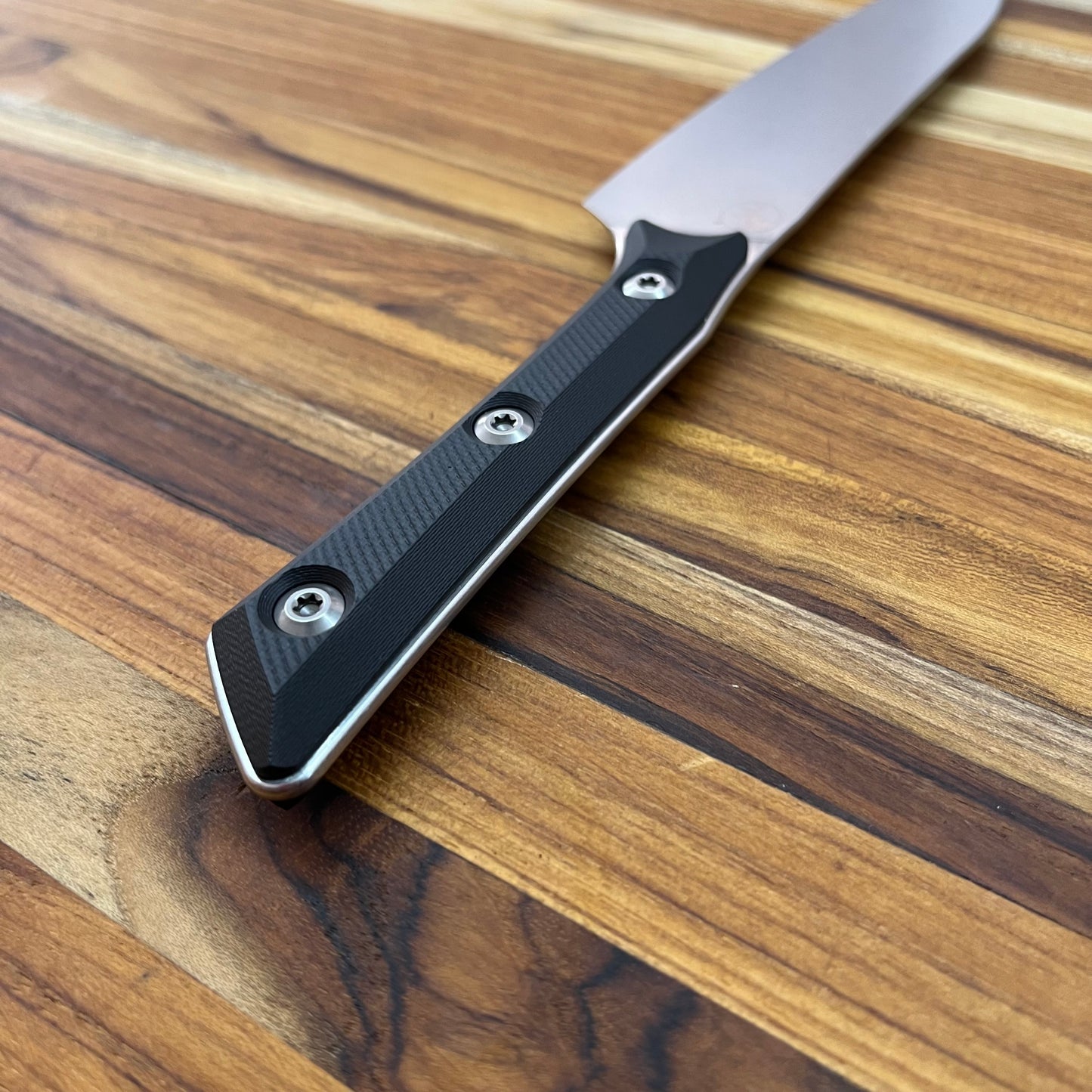 Microtech Culinary 6" Utility Knife w/ Black G10 Handle