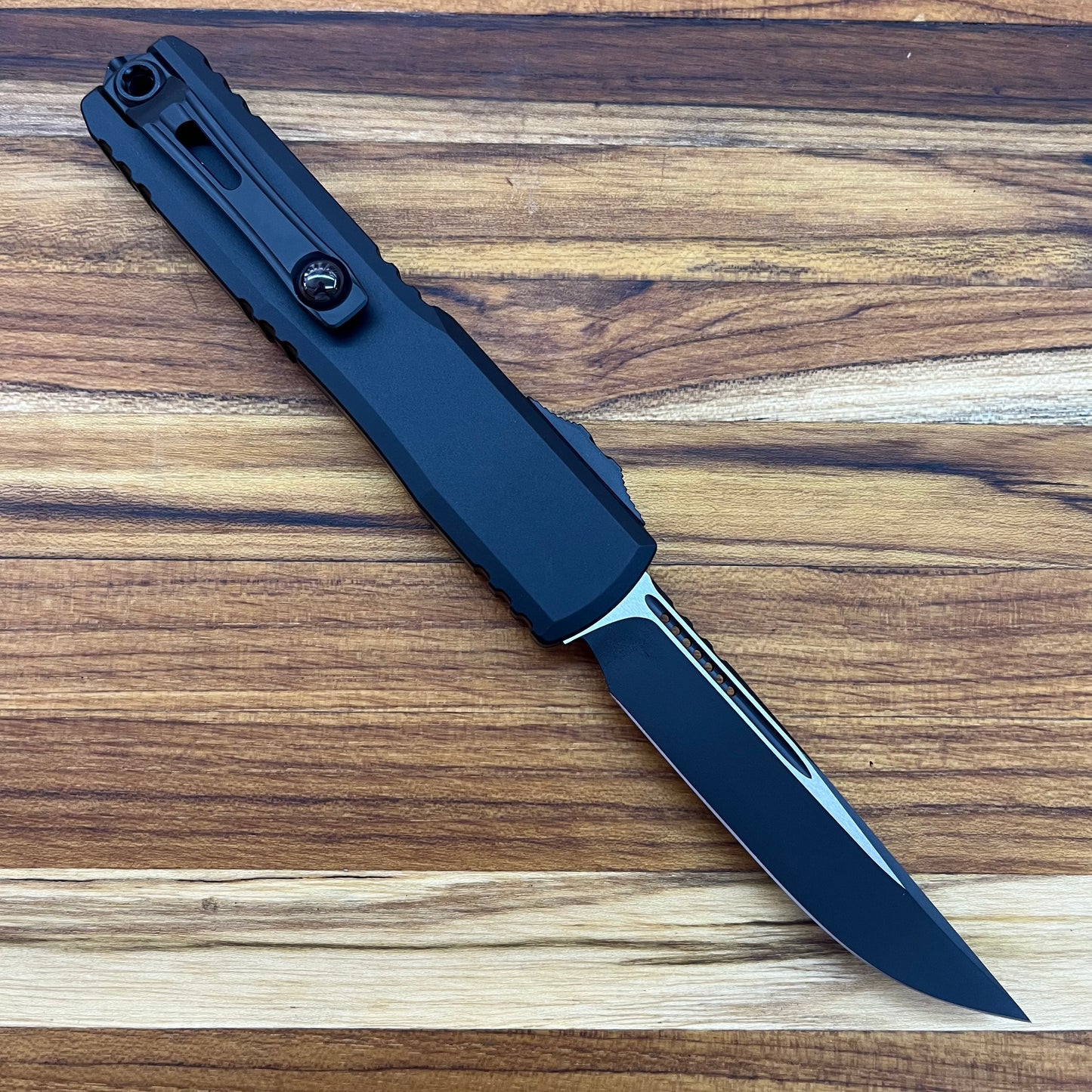 Microtech Ultratech Gen III ZBP 3.5" All Black OTF w/ Aluminum Handle