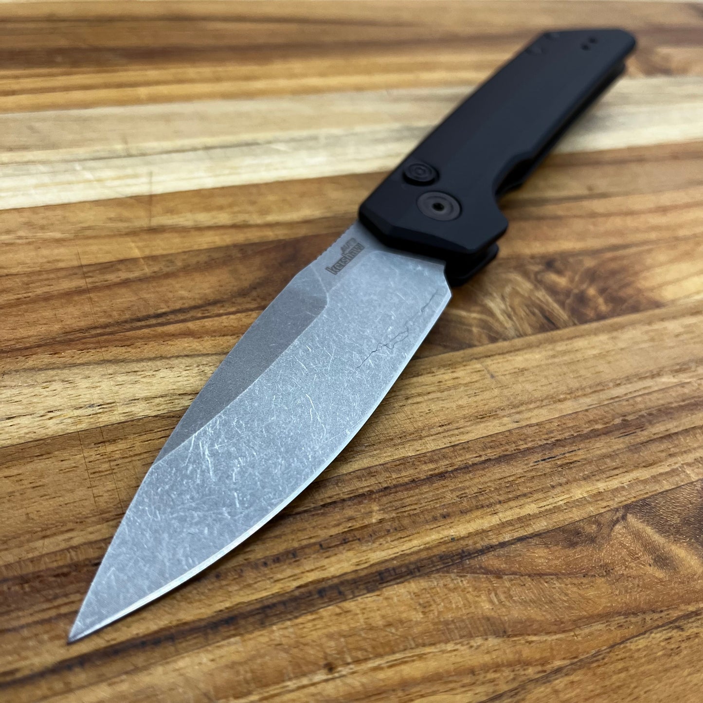 Kershaw Launch Iridium 3.5" Auto w/ Black Aluminum Handle