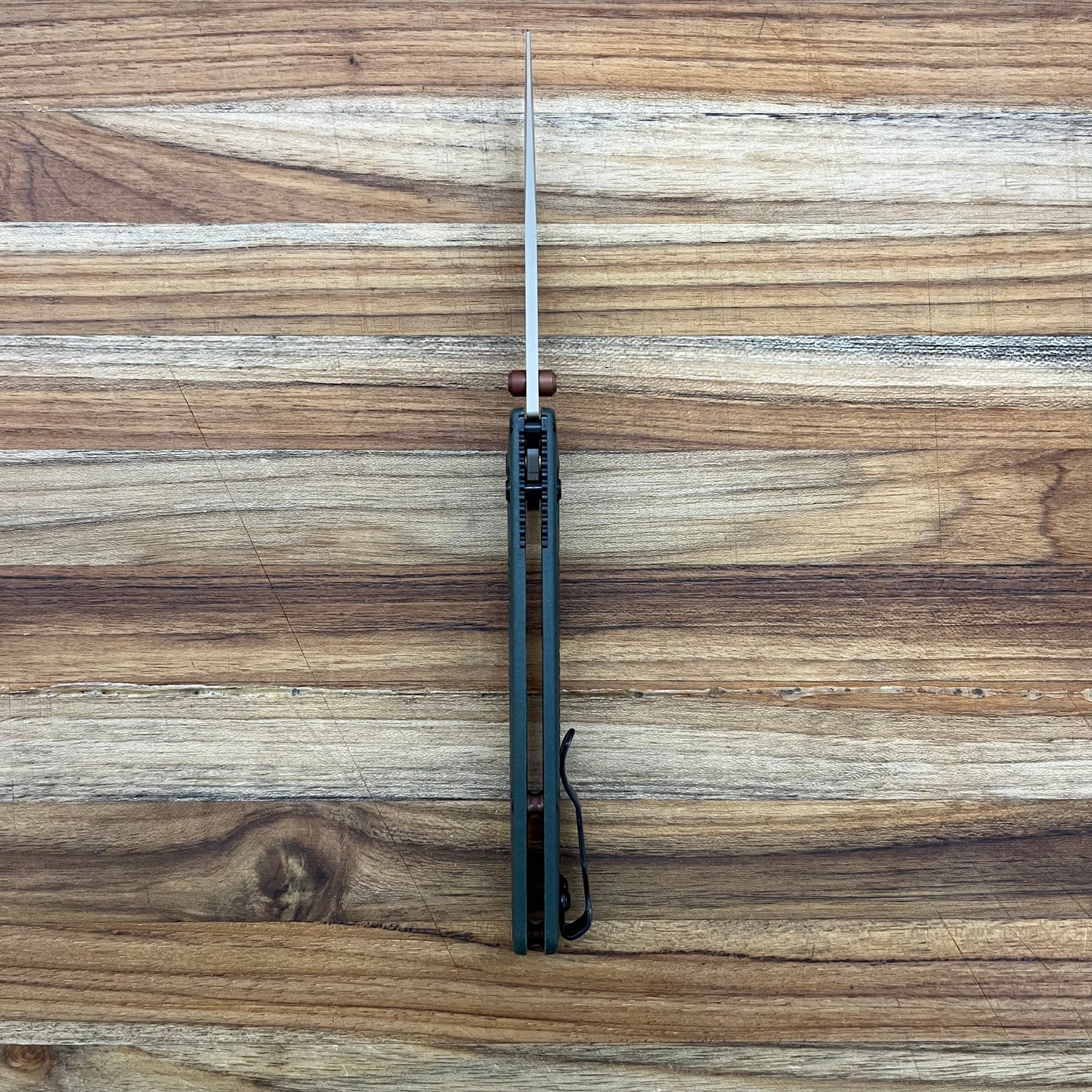 Benchmade Bugout 3.25" Folding Knife w/ Taiga Green Grivory Handle