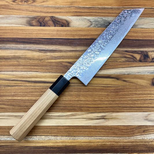 Kikuichi 67 Layer Mirror Damascus Tsuchime 210mm (8.25") Kiritsuke
