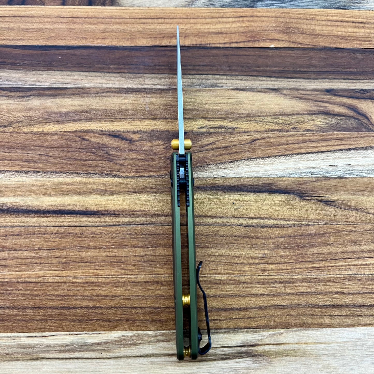 Benchmade Mini Bugout 3” Folding Knife w/ Woodland Green Handle
