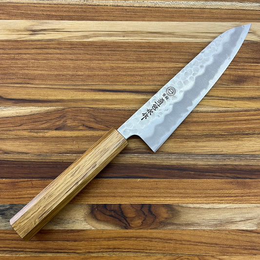 Kikuichi *LIMITED EDITION* Warikomi Tsuchime Carbon 180mm (7") Gyuto
