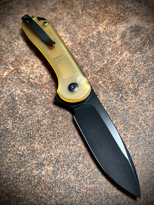 Civivi C18062P-8 Elementum II Ultem Black 2.96" Nitro-V Buttonlock Knife