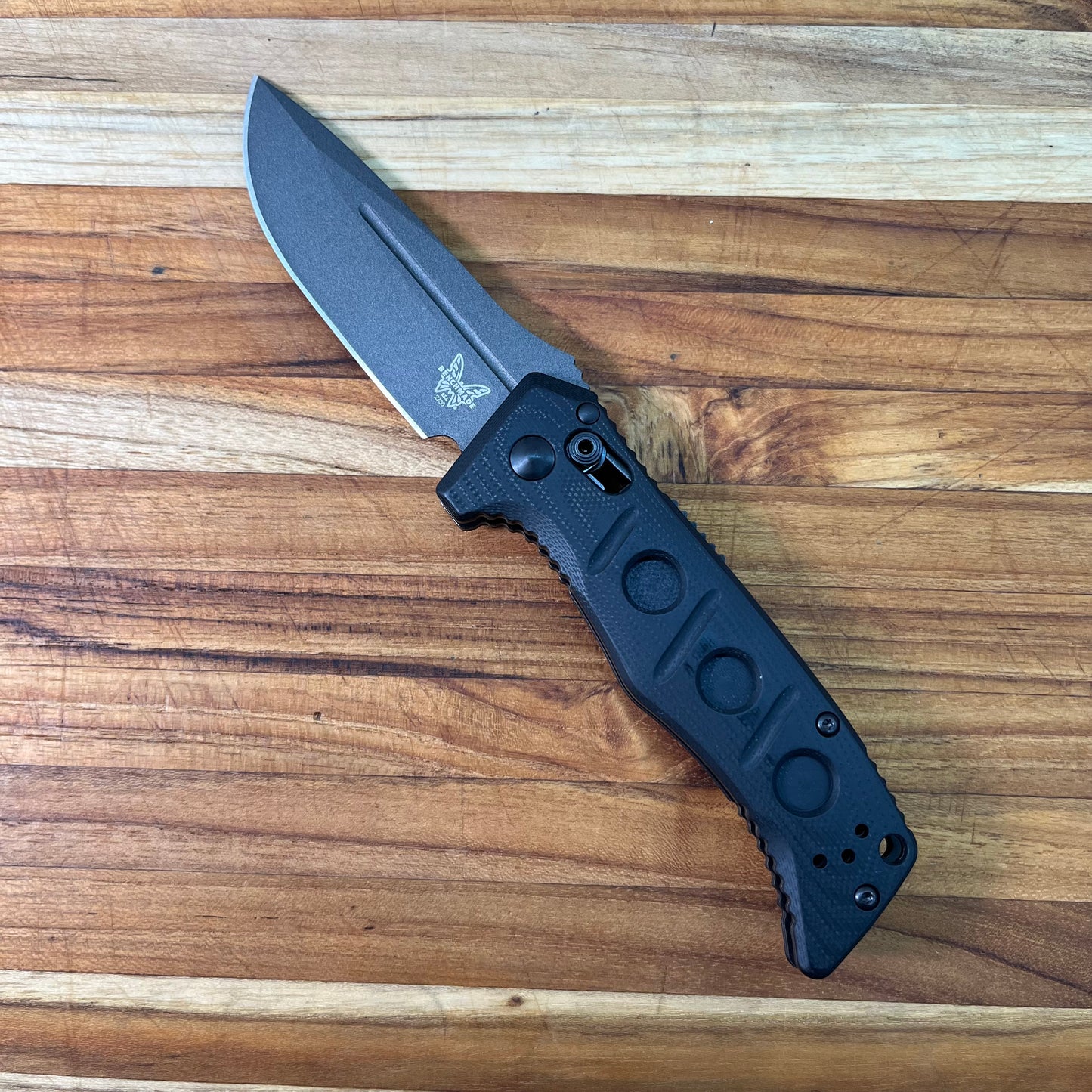 Benchmade Mini Adamas 3.25" Auto w/ Black G10 Handle