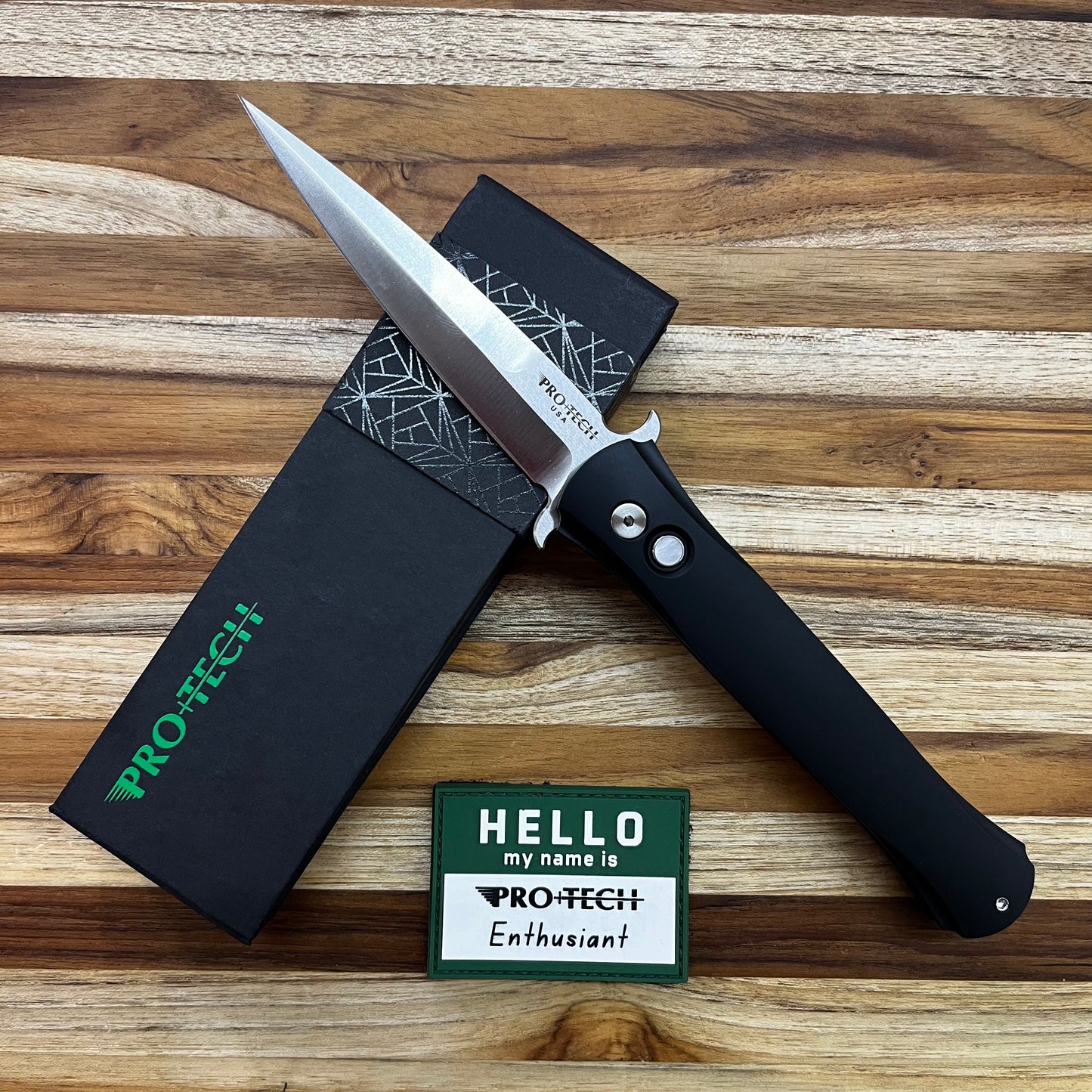 Pro-Tech Large Don 4.5" Auto w/ Black Handle