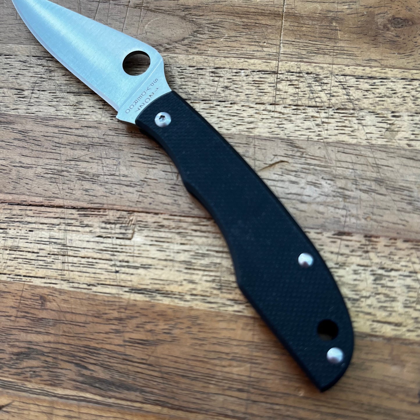 Spyderco Grasshopper 2" Folding Knife Black Handle