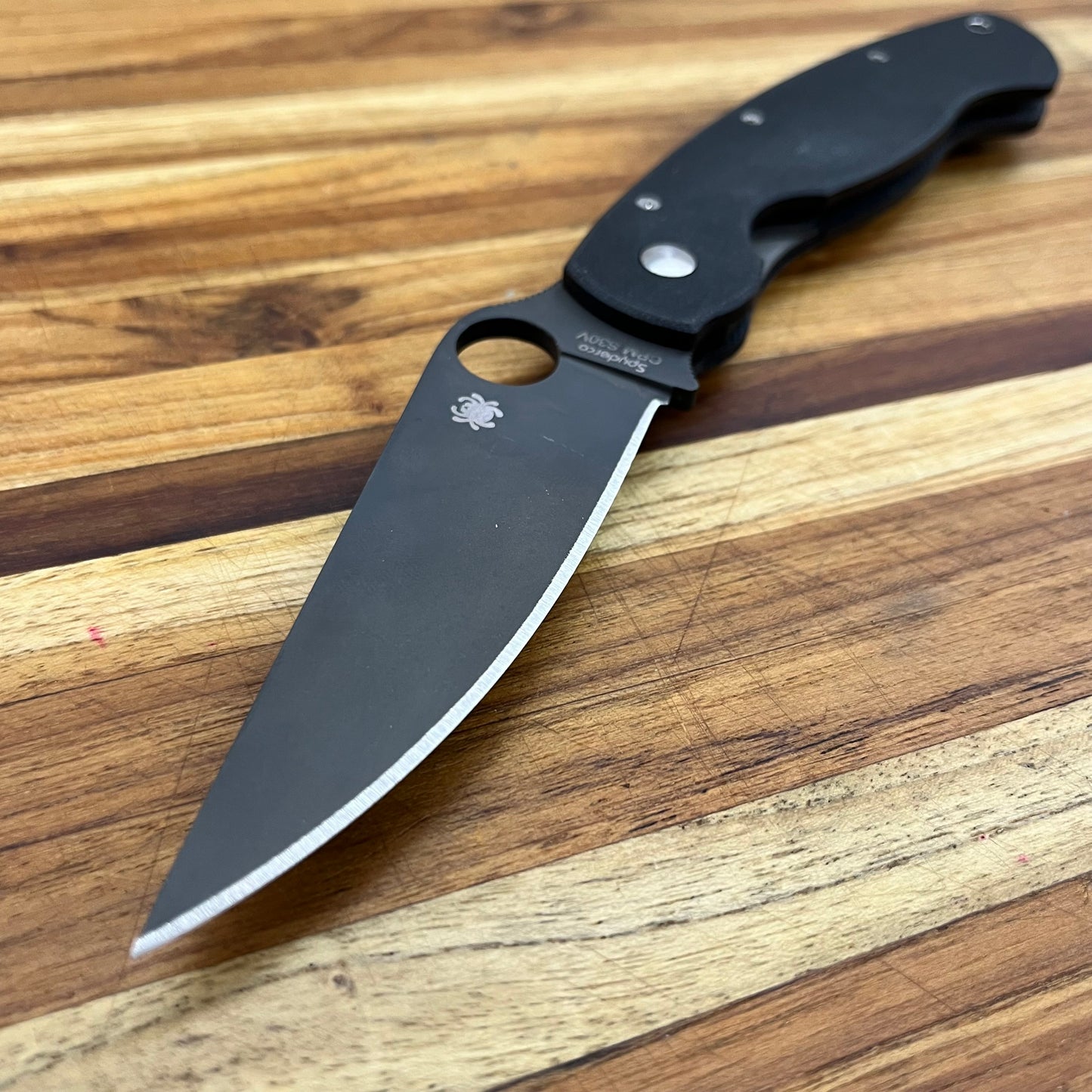 Spyderco Military Black Blade Black G10 Folder