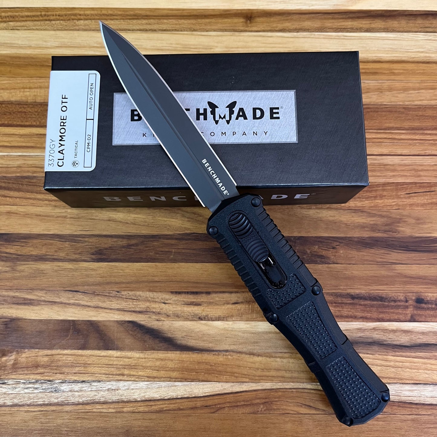 Benchmade Black Claymore 4" All Black OTF w/ Grivory Handle