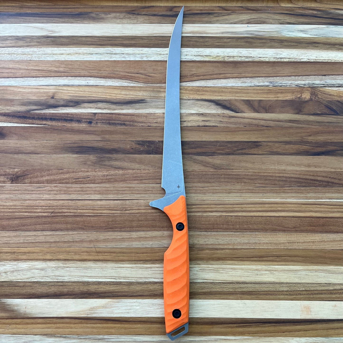Toor Outdoor Avalon 9" Fillet Knife w/ Blaze Orange G10 Handle & Kydex Sheath