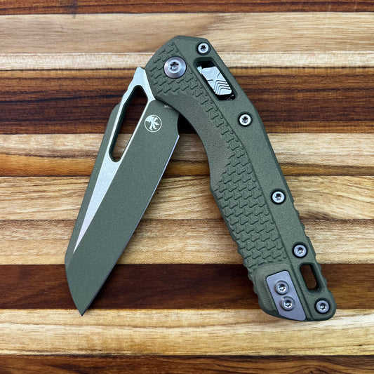 Microtech MSI 4" Folding Knife w/ Vintage Green Blade