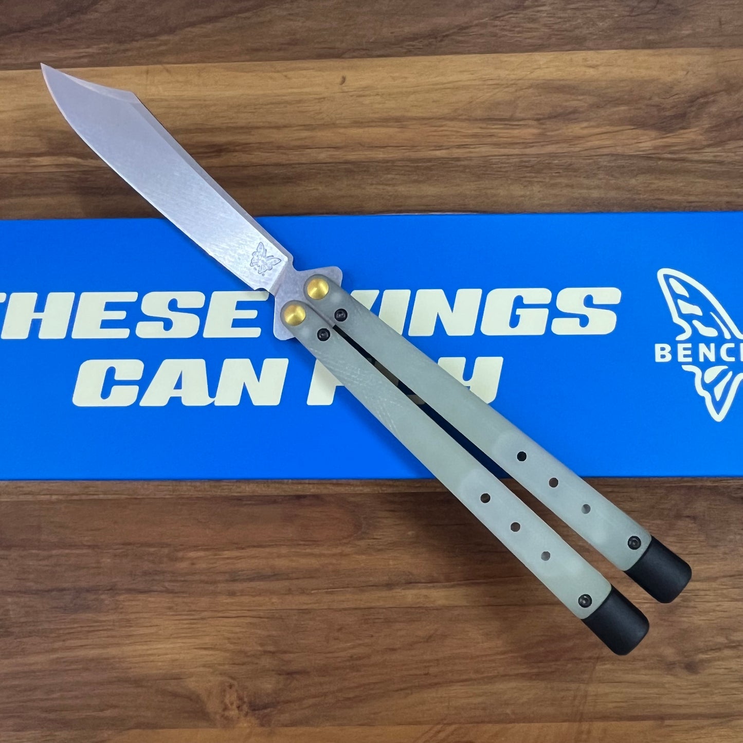 Benchmade Necron 4.5" Bali-Song w/ Jade G10 Handle