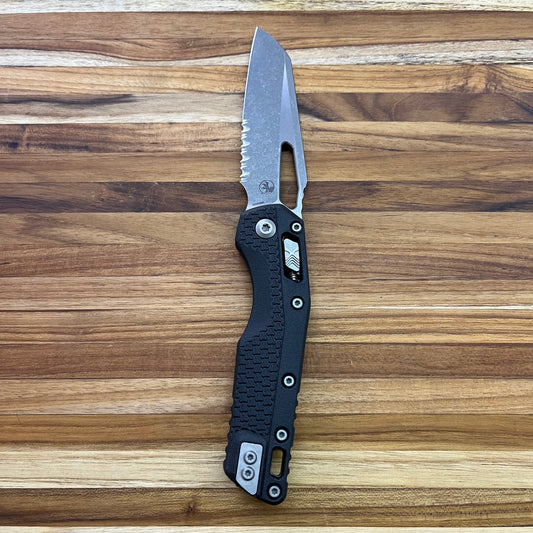 Microtech MSI 4" Folding Knife w/ Black Polymer Handle