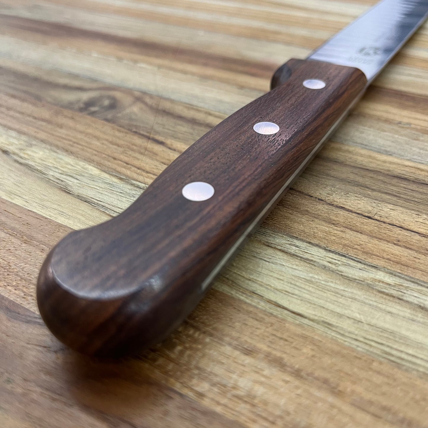 Victorinox Rosewood 10" Tall Roast Beef Slicing Knife w/ Hollow-Ground