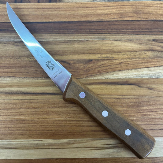 Victorinox Rosewood 5" Flexible Curved Boning Knife