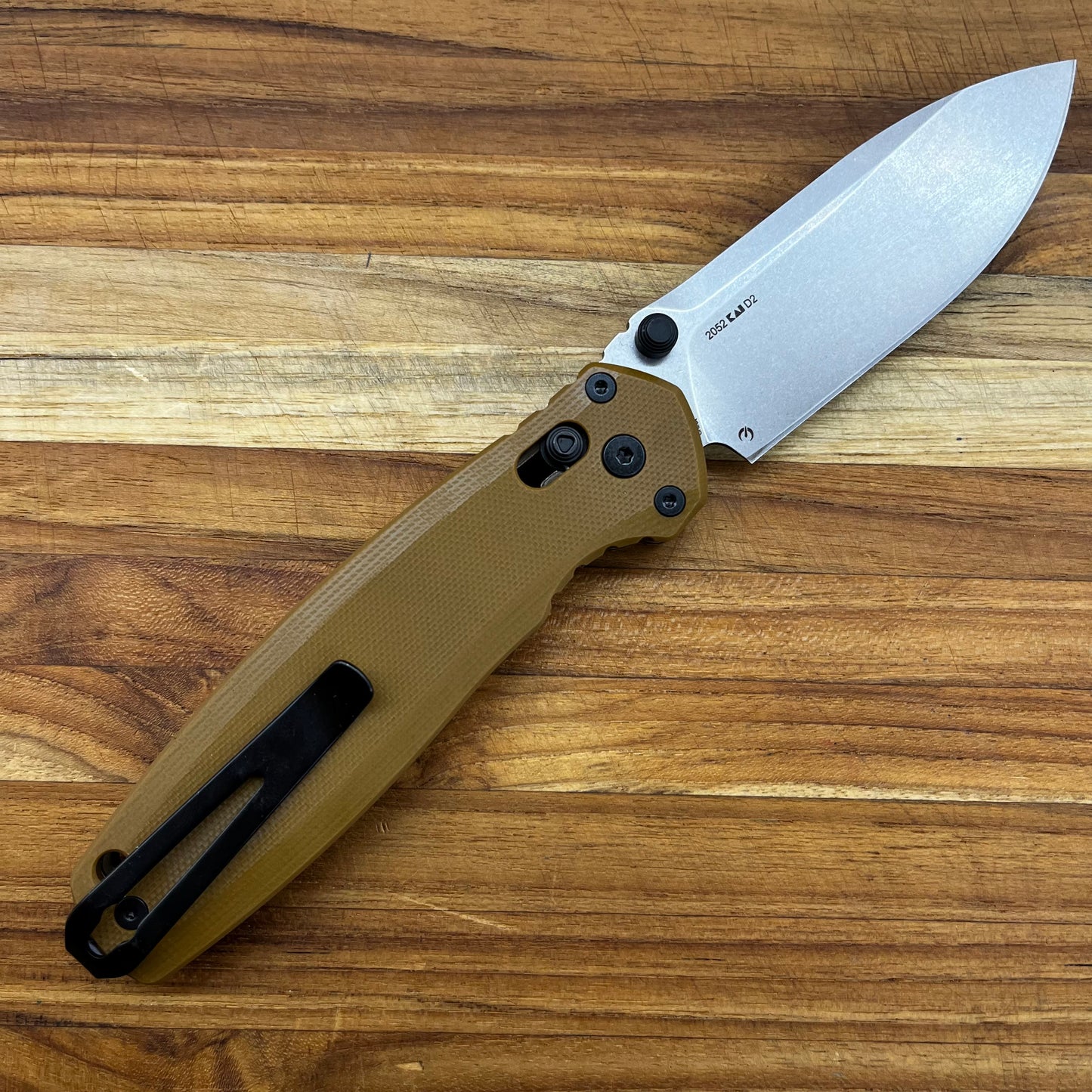 Kershaw Broadside 3.5" Folding Knife w/ Brown G10 Handle