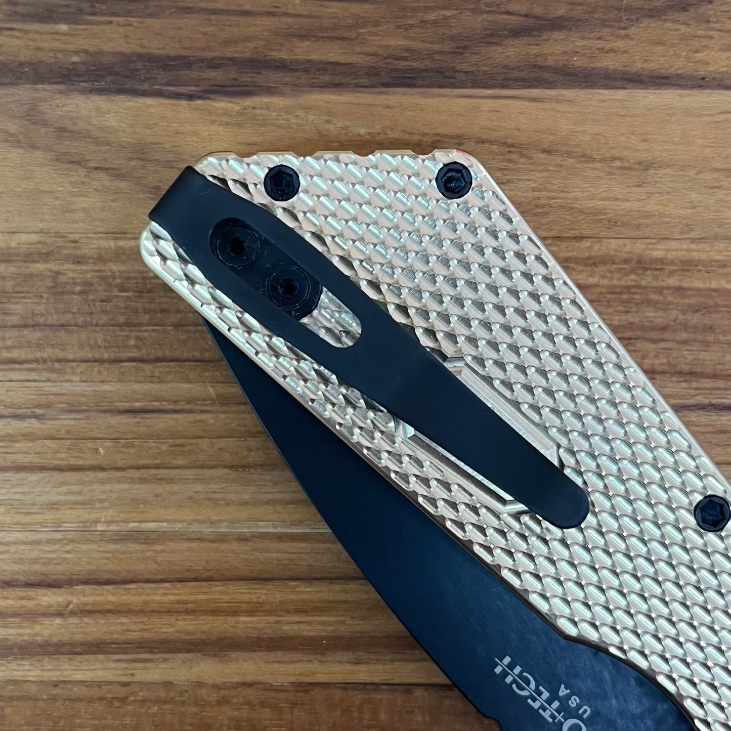 Pro-Tech Strider PT+ 2.5" Auto w/ Textured AlBronze Handle