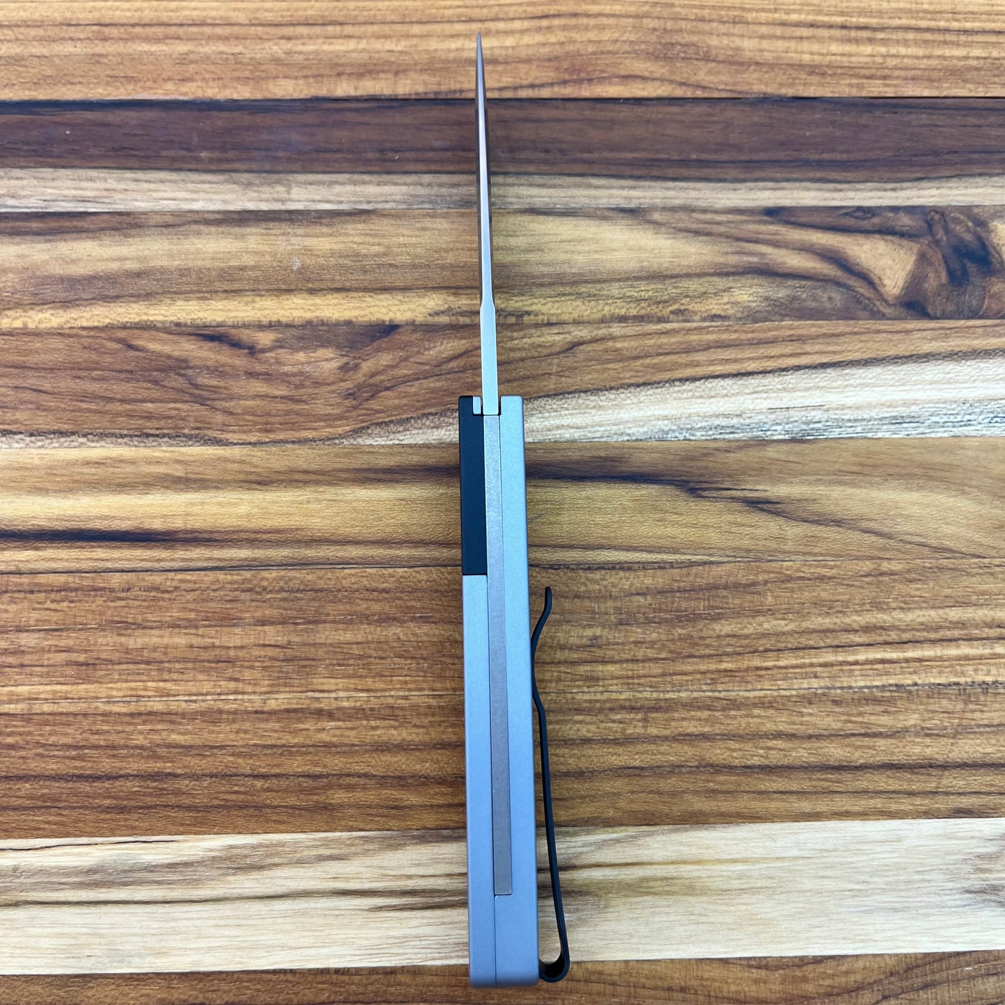 Pro-Tech Magic Whiskers 2" Auto w/ Grey Aluminum Handle and Textured Black Bolster