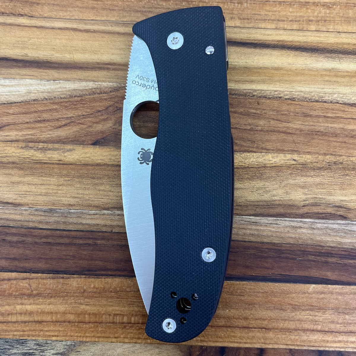 Spyderco Bodacious 3.5" Folding Knife w/ Black G10 Handle
