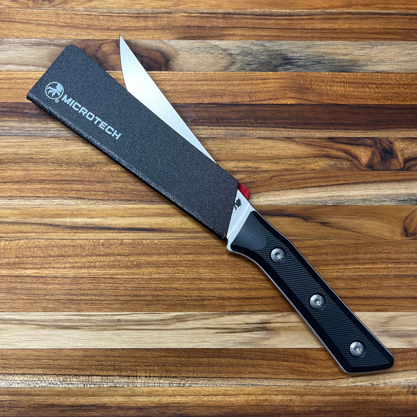 Microtech Culinary 6" Boning Knife w/ Black G10 Handle