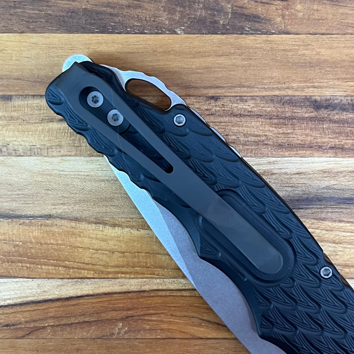 Pro-Tech TR-5 Integrity 3.25" Auto w/ Black Feather Textured Handle