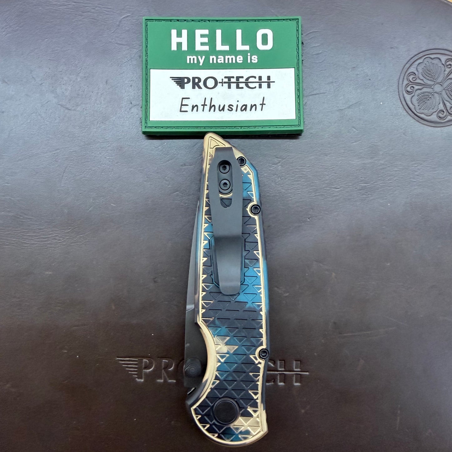 Pro-Tech TR-3 Integrity 3.5" Folding Knife w/ Shipwreck Relic Aluminum Handle