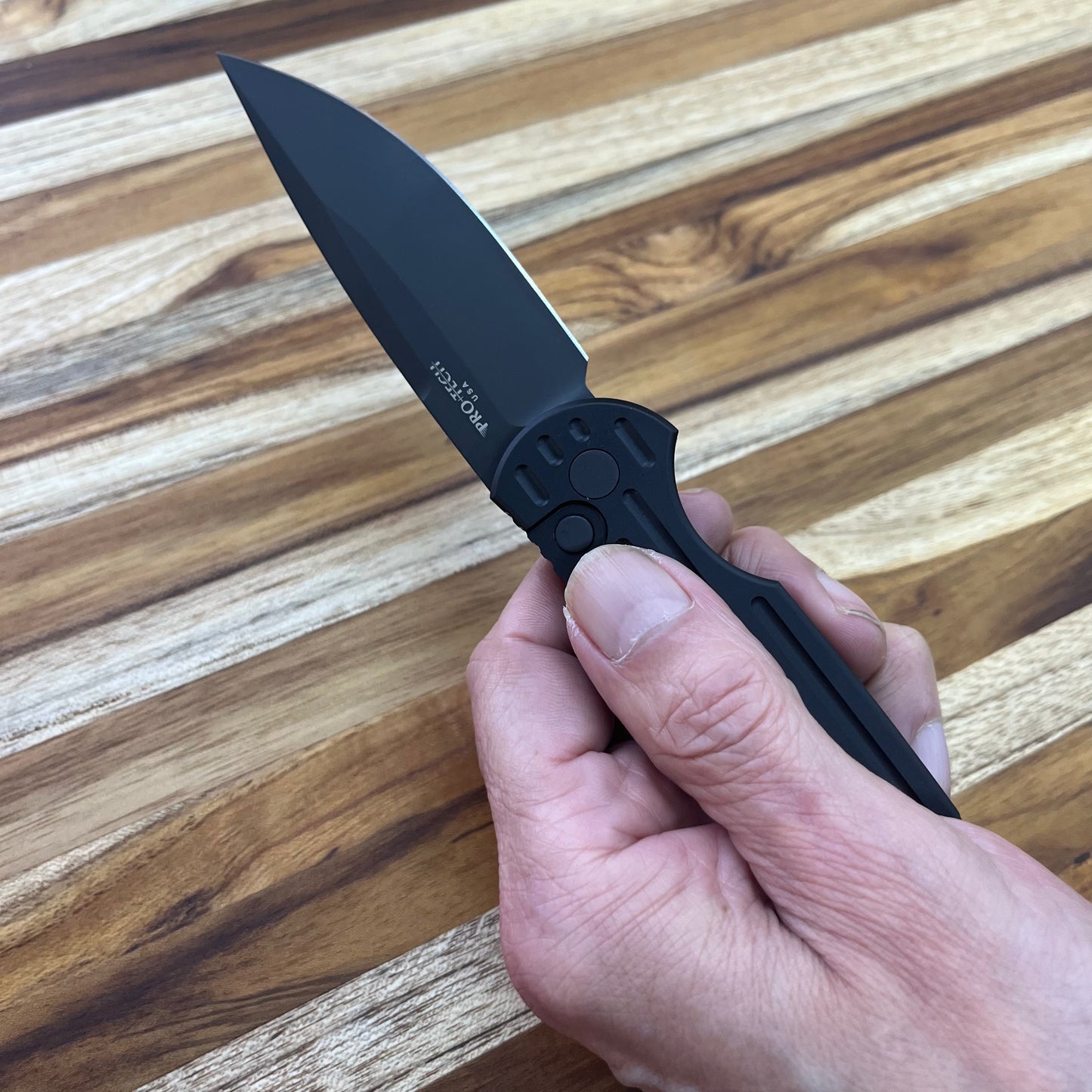 Pro-tech TR-3 L-2 Left-Handed Tactical Response 3 All-Black Auto