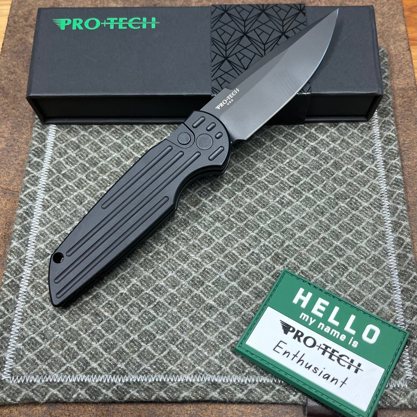 Pro-tech TR-3 L-2 Left-Handed Tactical Response 3 All-Black Auto