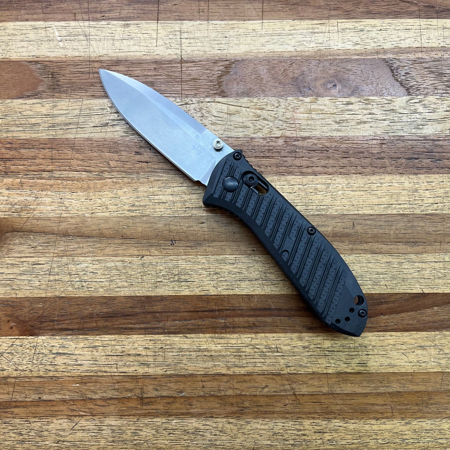 Benchmade Mini Presidio II 3.25" Folding Knife w/ CF-Elite Handle