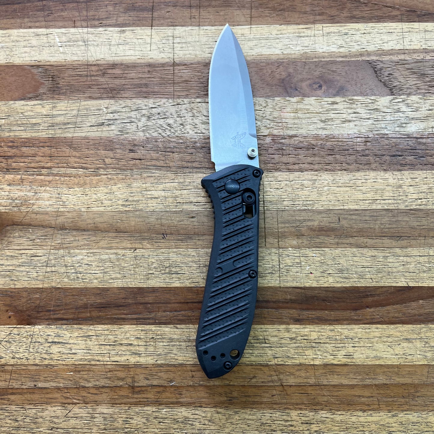 Benchmade Mini Presidio II 3.25" Folding Knife w/ CF-Elite Handle