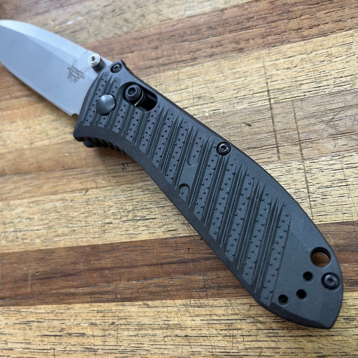 Benchmade Mini Presidio II 3.25" Folding Knife w/ CF-Elite Handle
