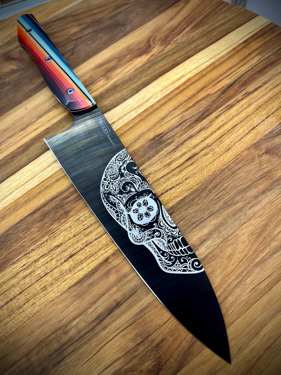 Meglio 8 Custom White Maple MAGNACUT Chef's Knife