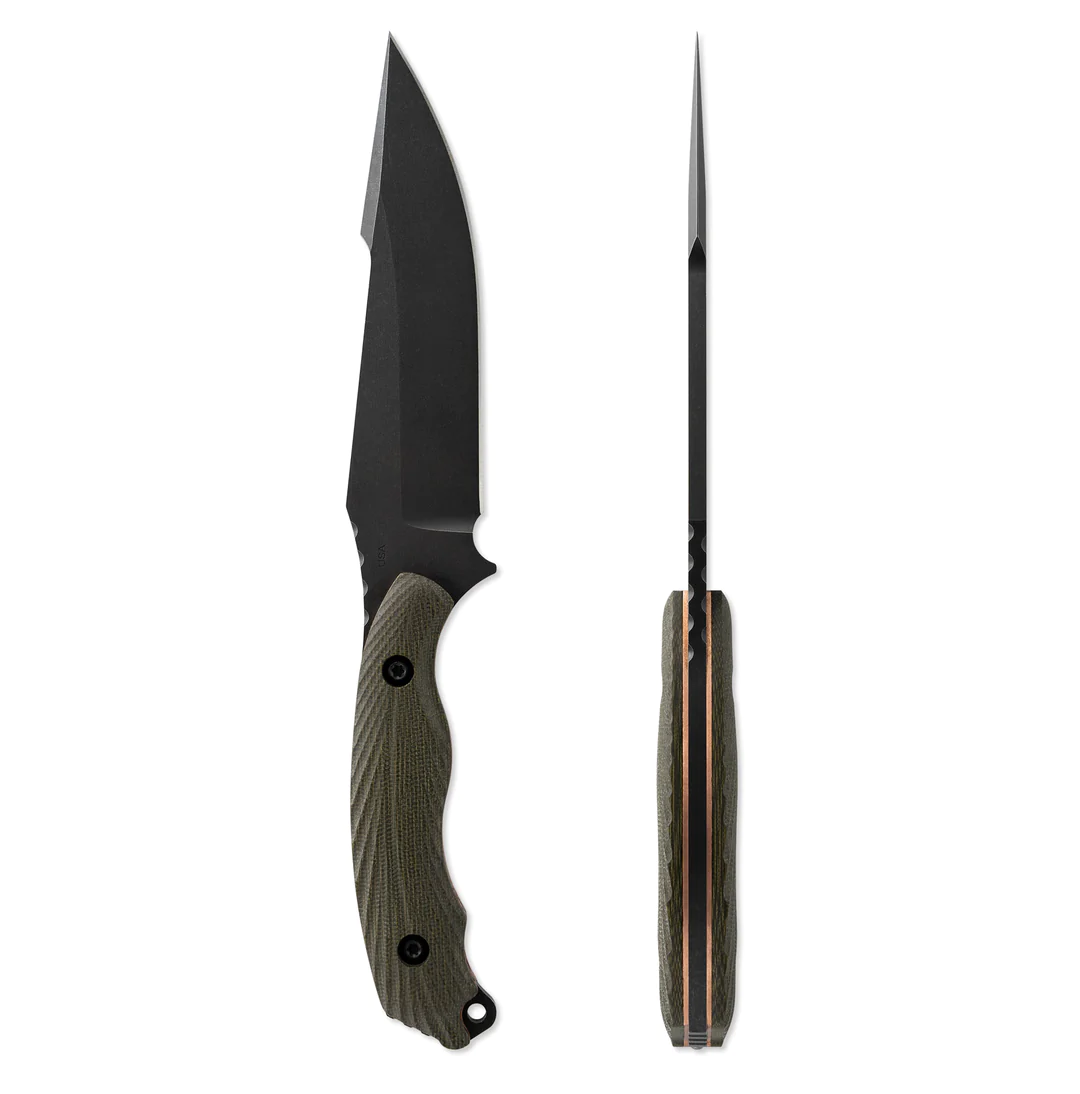 Toor Knives *LIMITED EDITION* Raven Micarta Fixed Blade