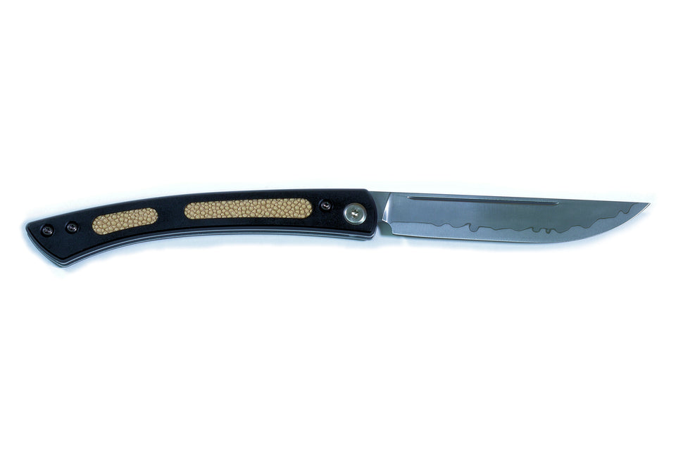 Mcusta MC-STLE-W LIMITED EDITION White Stingray Folding Steak Knife