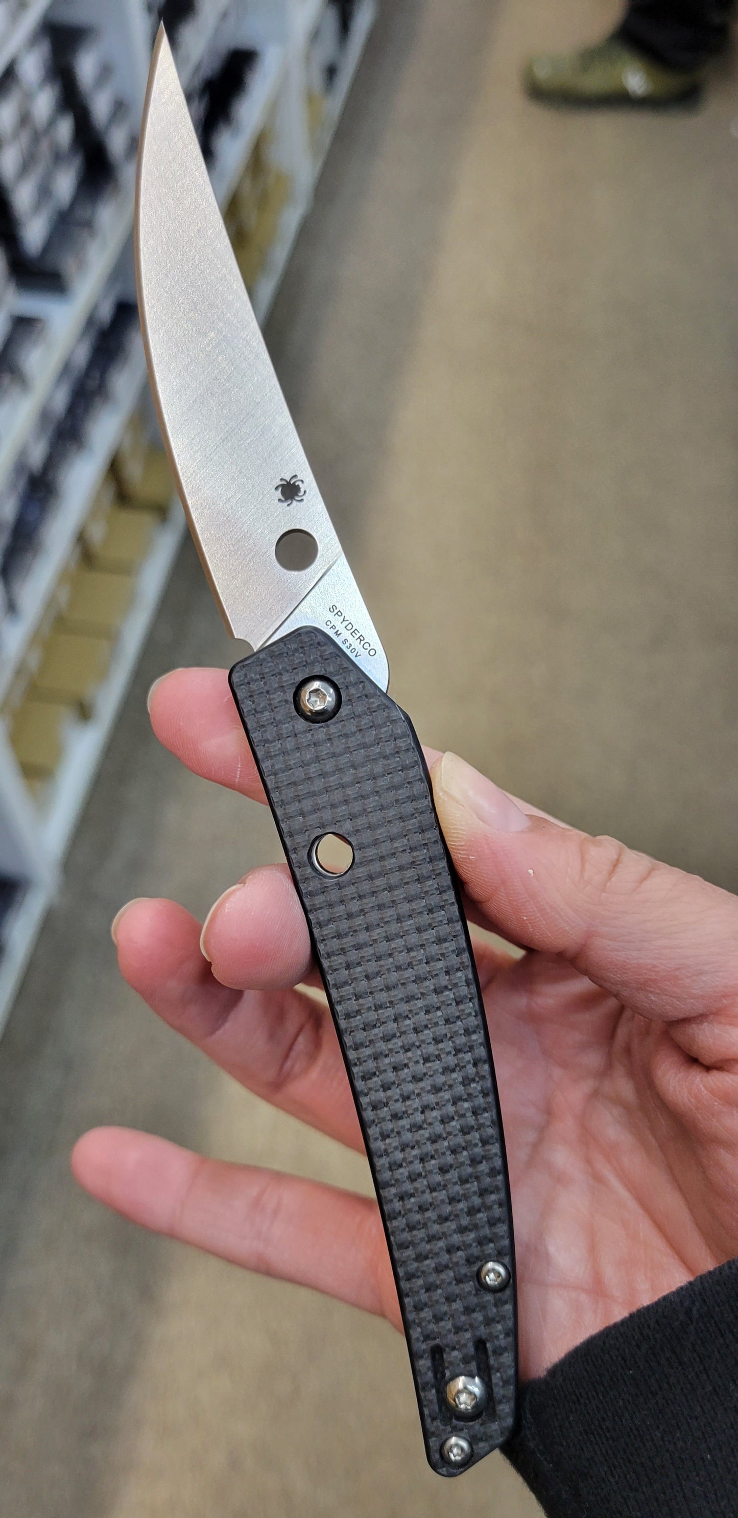 Spyderco C242CFP Ikuchi Flipper