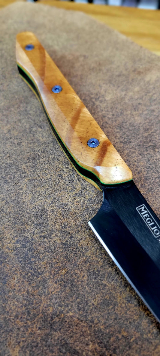 Meglio Semi-Custom 5.75" DLC Honesuki w/ Torrey Pine Handle