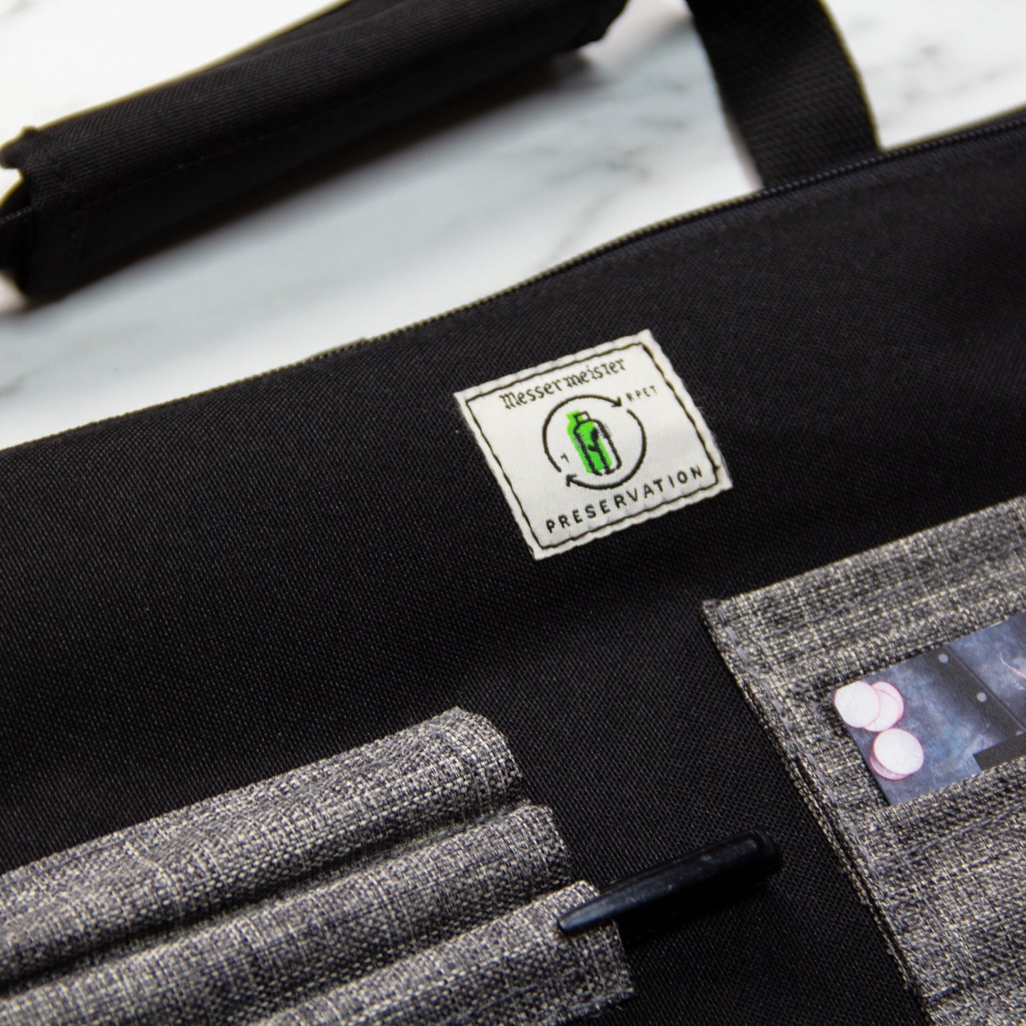 Messermeister Preservation 12 Pocket Black Knife Roll