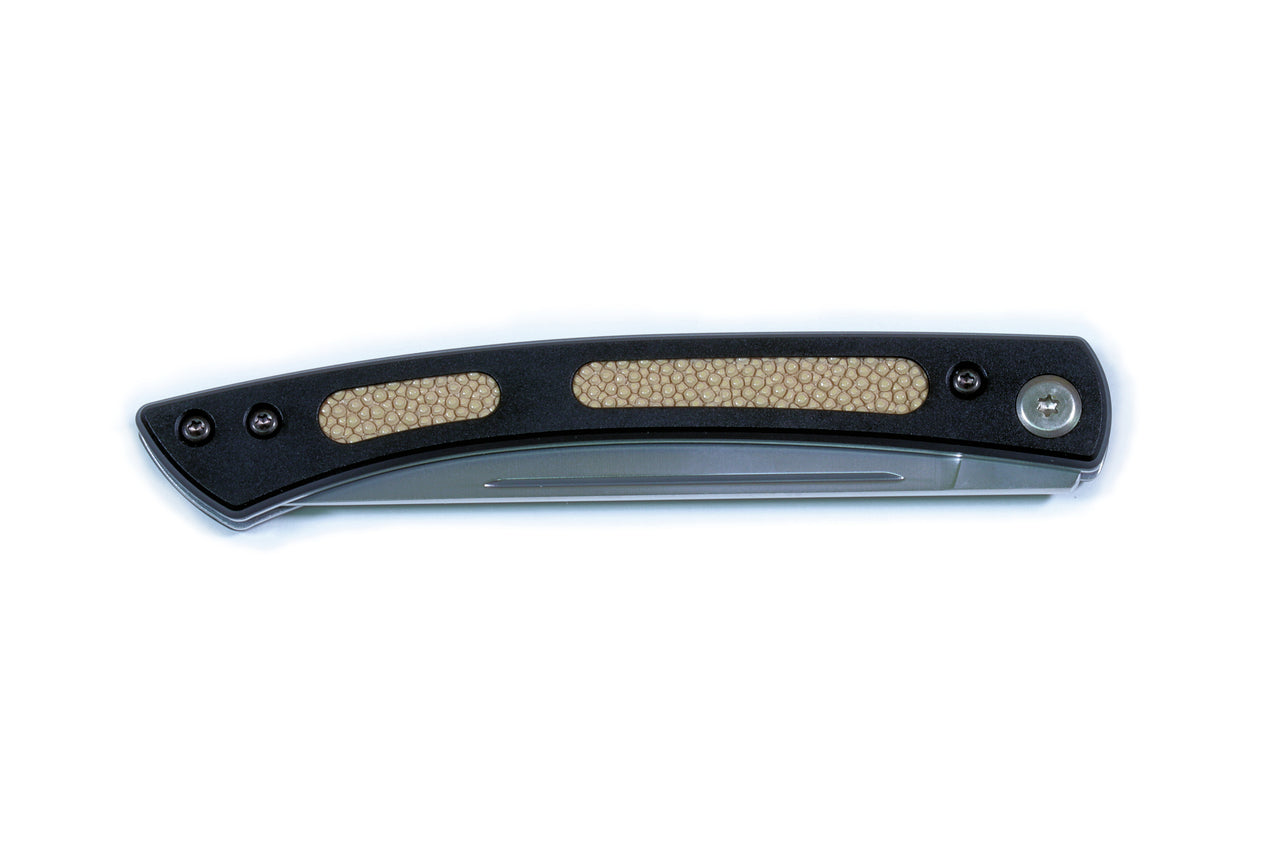 Mcusta MC-STLE-W LIMITED EDITION White Stingray Folding Steak Knife