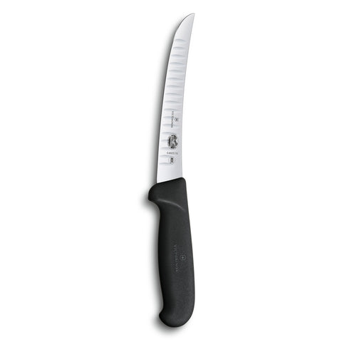 Victorinox Fibrox Pro 6” Stiff Curved Tall Boning Knife w/ Hollow-Ground
