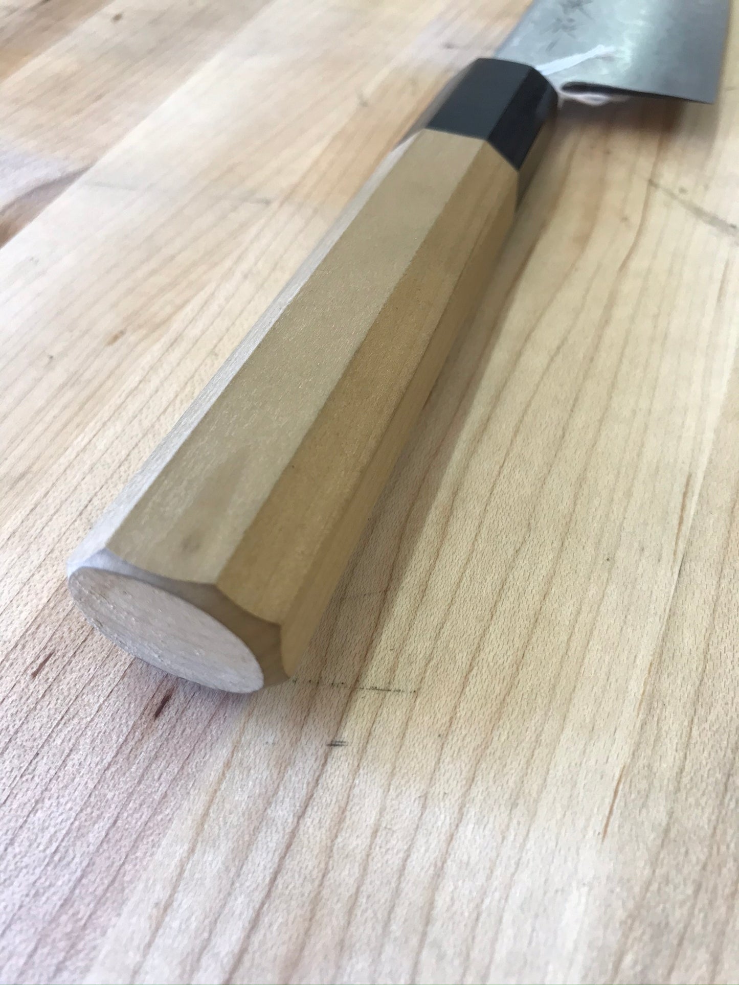 Kikuichi Kasumi Aoko Blue Carbon Damascus 240mm (9.5") Gyuto