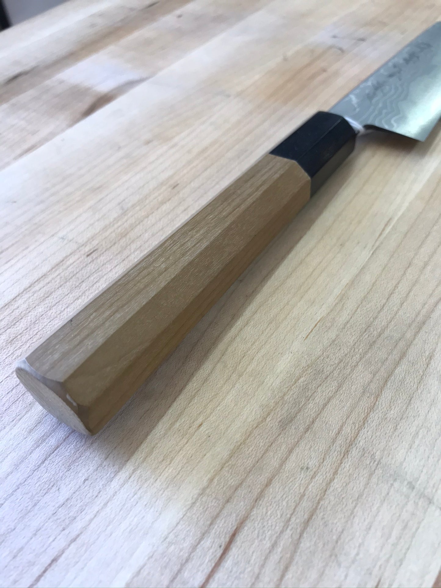 Kikuichi Kasumi Aoko Blue Carbon Damascus 150mm (6") Bunka
