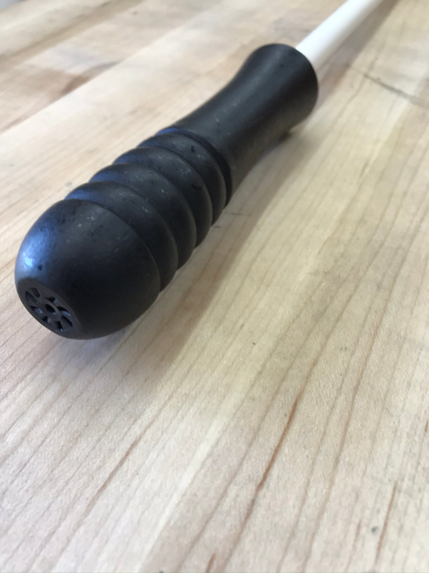 PEC Fine Ceramic 10" Honing Rod w/ Black Handle