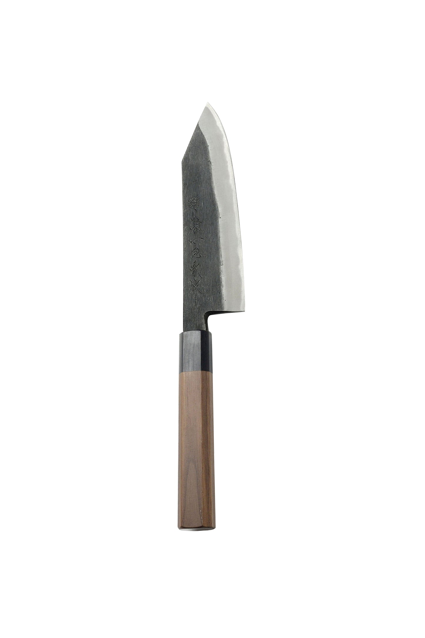 Kikuichi Kurouchi Carbon Steel 180mm (7") Santoku w/ Saya